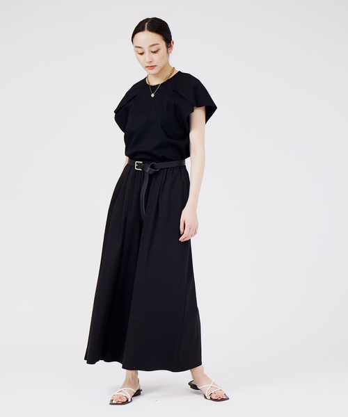 「PICHE ABAHOUSE」 フラットサンダル 36 ブラック レディース_画像6