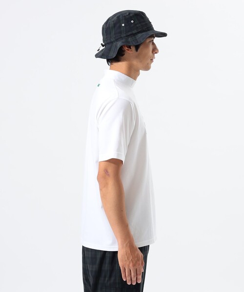 「BEAMS GOLF」 半袖Tシャツ M ホワイト メンズ