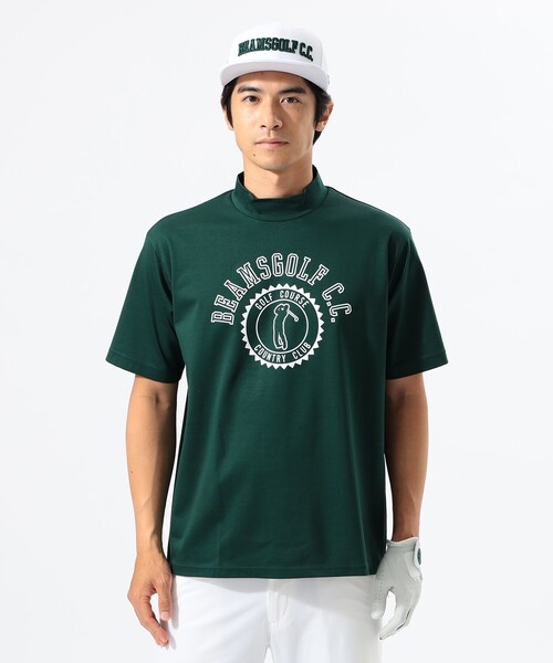 「BEAMS GOLF」 半袖Tシャツ M ホワイト メンズ