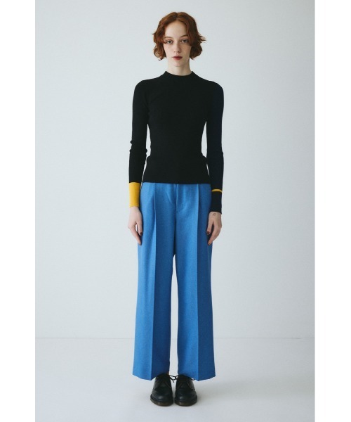 美品　HeRIN.CYE Color block flared tops HeRIN.CYE ニット セーター Color block inner tops カラーブロック