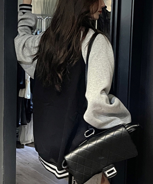 「DAY CLOSET」 スタジャン ONE SIZE ブラック レディース_画像3