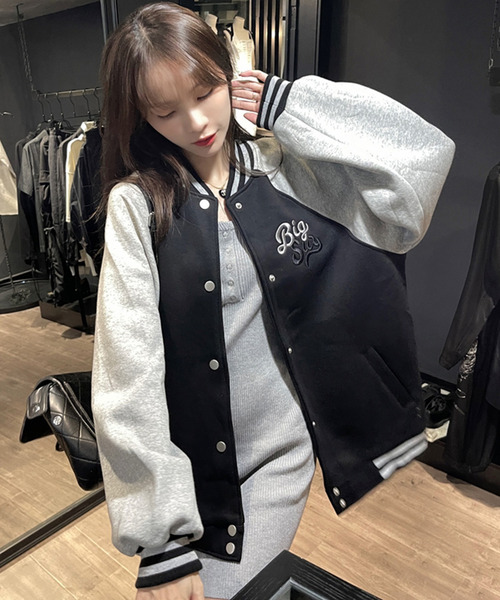 「DAY CLOSET」 スタジャン ONE SIZE ブラック レディース_画像5