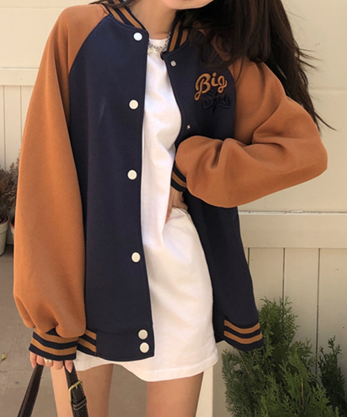 「DAY CLOSET」 スタジャン ONE SIZE ブラック レディース_画像9