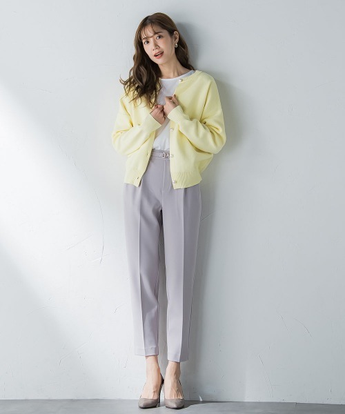 「ketty」 ニットカーディガン M ブルー レディース_画像3