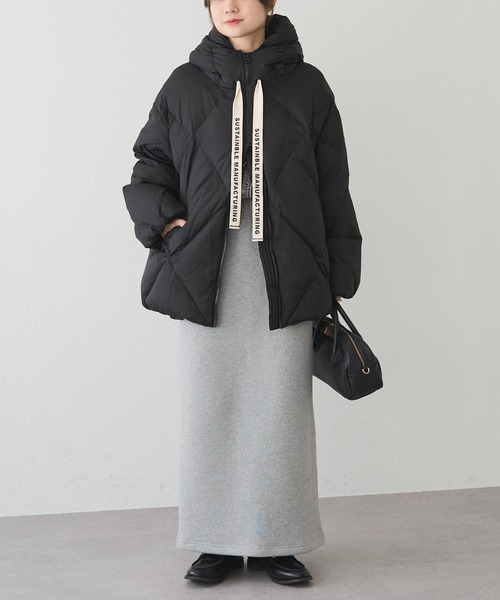 pual ce cin ダウンコート ダウンジャケット リサイクルダウンジップ