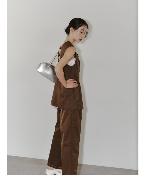 「duei」 ベスト FREE ブラウン レディース_画像8