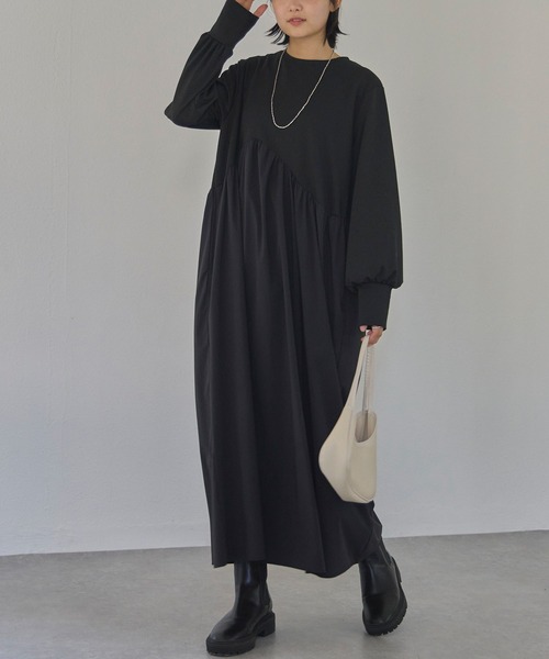 「LAVEANGE」 ドッキングワンピース 3L オフホワイト レディース_画像7