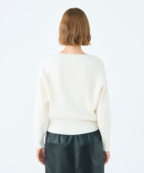 Ballsey（ボールジィ） ニット セーター リンクスリブ ラウンドネック