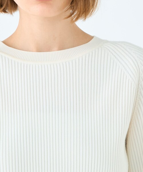 Ballsey（ボールジィ） ニット セーター リンクスリブ ラウンドネック