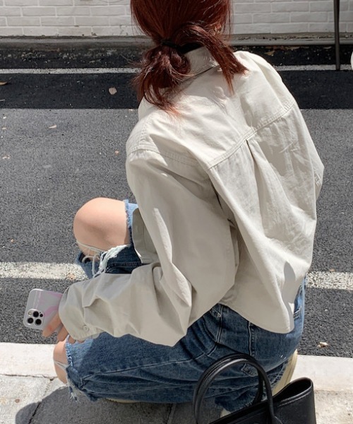 「FREE STYLISTS」 「TOO-TOO」ジャケット FREE ライトグレー レディース_画像3