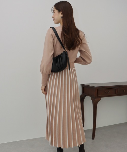 「BLUEEAST」 ニットワンピース MEDIUM ブラック レディース_画像7