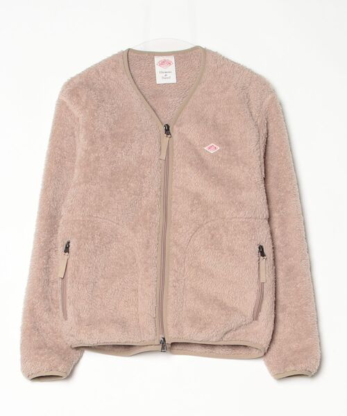 【未使用級】DANTON ダントン ウール パイル フリース ジャケット 36 Danton（ダントン） ブルゾン 36 ベージュ レディース : ZOZOTOWN