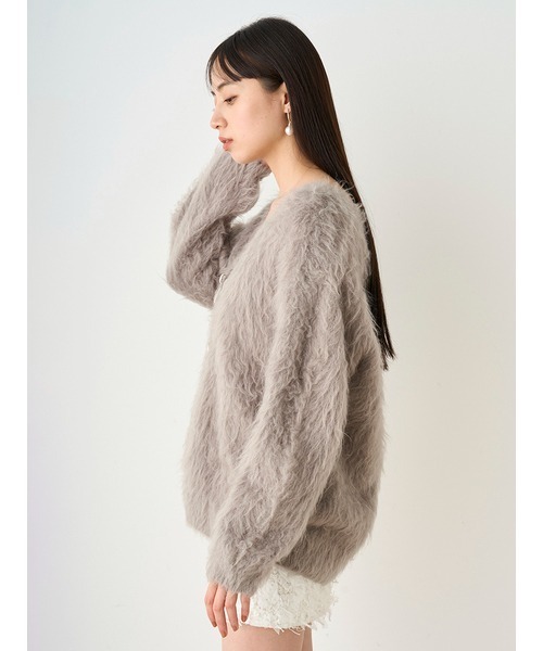 STONE  スナイデルニット カーディガン SNIDEL（スナイデル） ニットカーディガン FREE アイボリー レディース