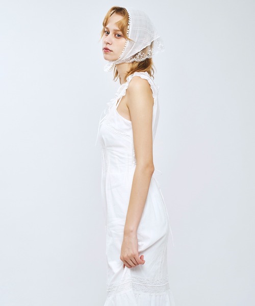 me&me couture（ミーアンドミークチュール） ワンピース レースMIX