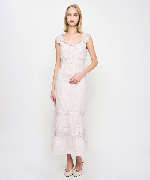 me&me couture レースワンピース新品未使用 me&me couture（ミーアンドミークチュール） ワンピース レースMIX