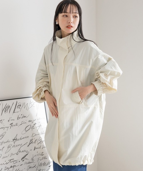 「LOWRYS FARM」 コート FREE カーキ レディース_画像5