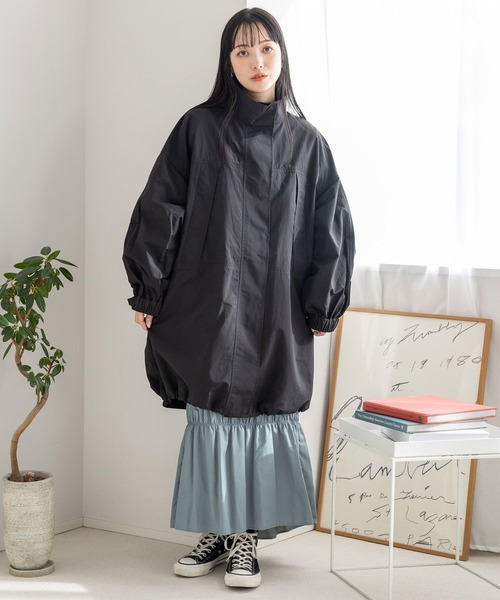 「LOWRYS FARM」 コート FREE カーキ レディース_画像8