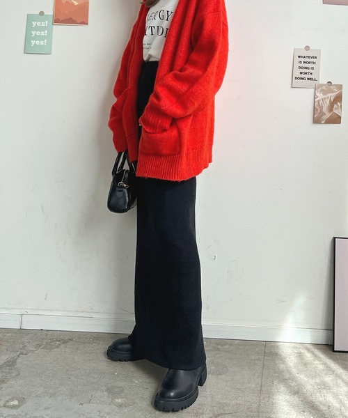 「Futier land」 ニットスカート FREE ブラック レディース_画像2
