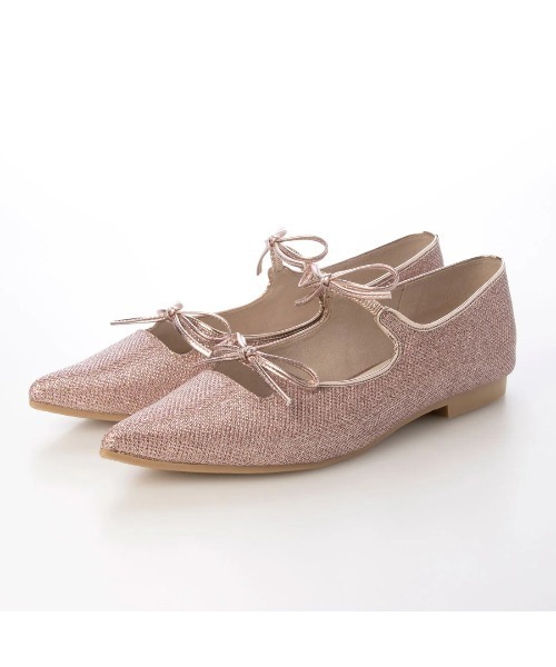 「Launa lea」 フラットパンプス 24.0cm ブラック レディース_画像2