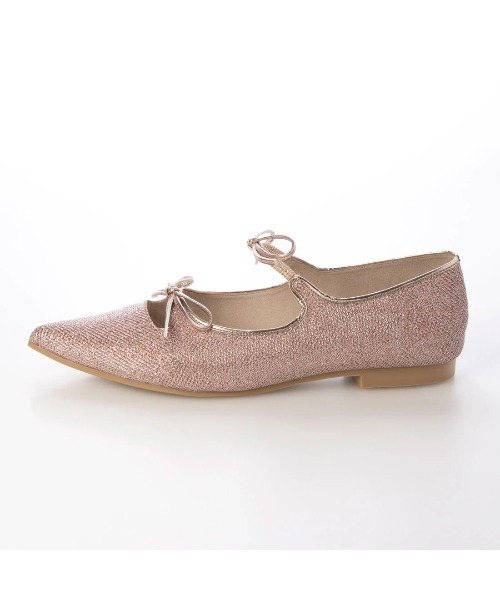 「Launa lea」 フラットパンプス 24.0cm ブラック レディース_画像3