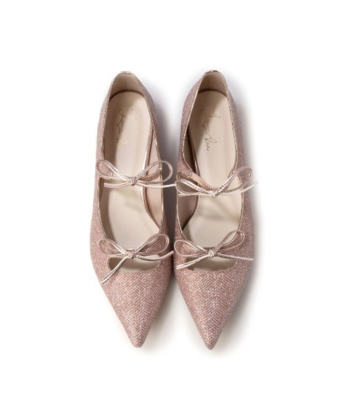 「Launa lea」 フラットパンプス 24.0cm ブラック レディース_画像7