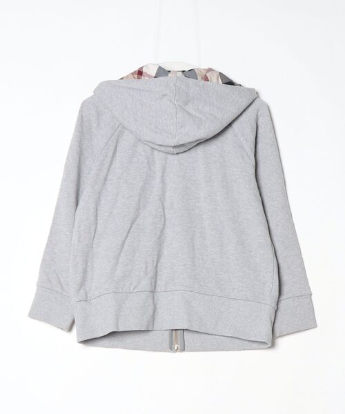 「BLUE LABEL CRESTBRIDGE」 ジップアップパーカー 38 グレー レディース_画像2