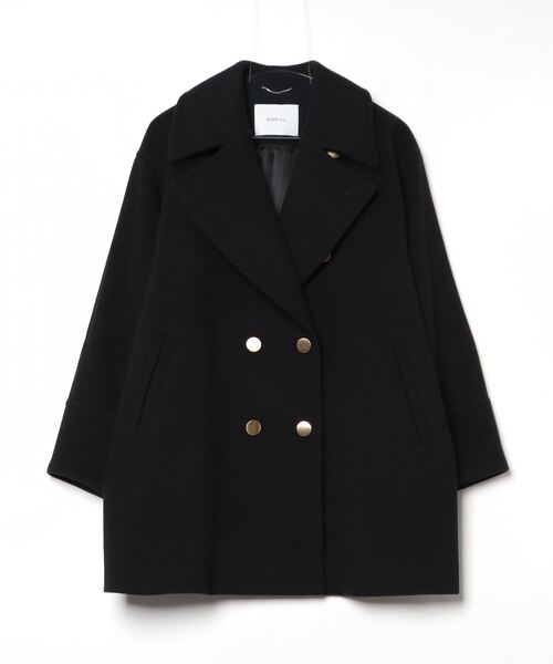 SHIPS any 「SHIPS any」 ピーコート ONE SIZE ブラック レディース