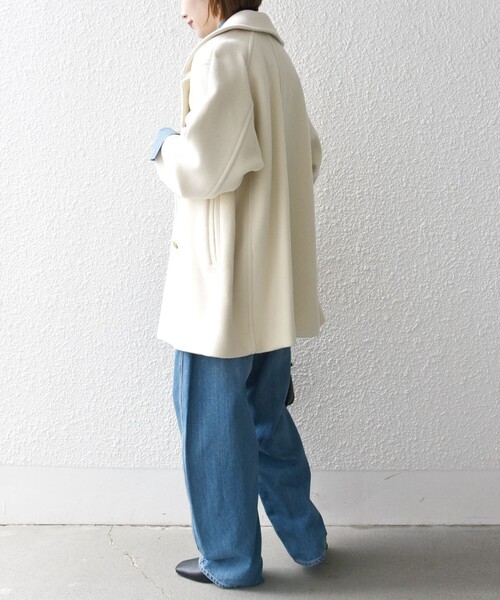 SHIPS any 「SHIPS any」 ピーコート ONE SIZE ブラック レディース