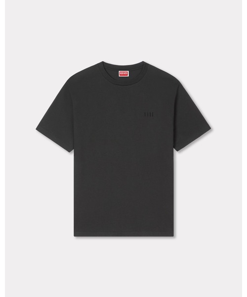 tシャツ 'Boke Flower 2.0' エンブロイダリー オーバーサイズ Tシャツ イン コットン メンズの画像