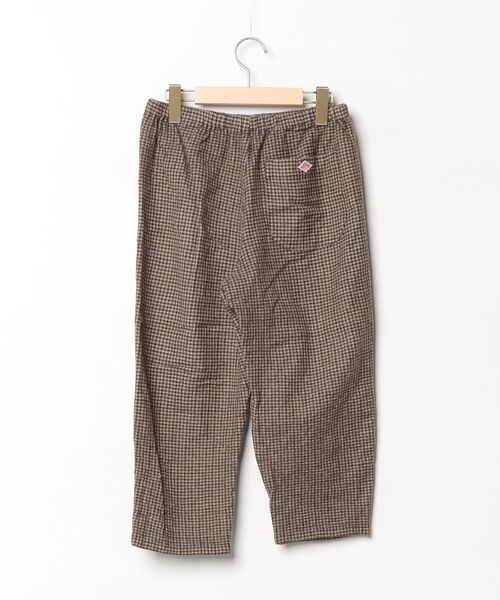「DANTON」 クロップドパンツ 36 ブラウン レディース_画像2