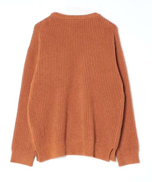 「INHERIT」 長袖ニット L ブラウン メンズ_画像2