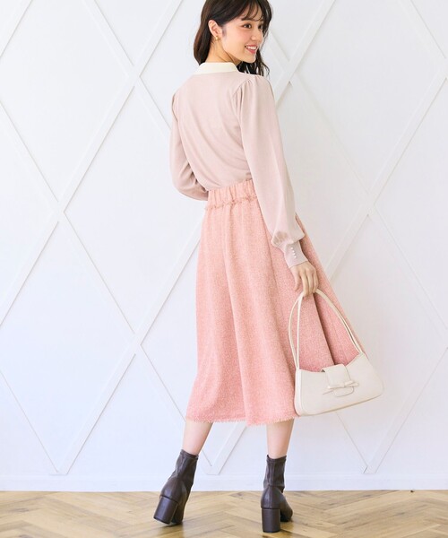 「Feroux」 長袖ニット F パープル レディース_画像6