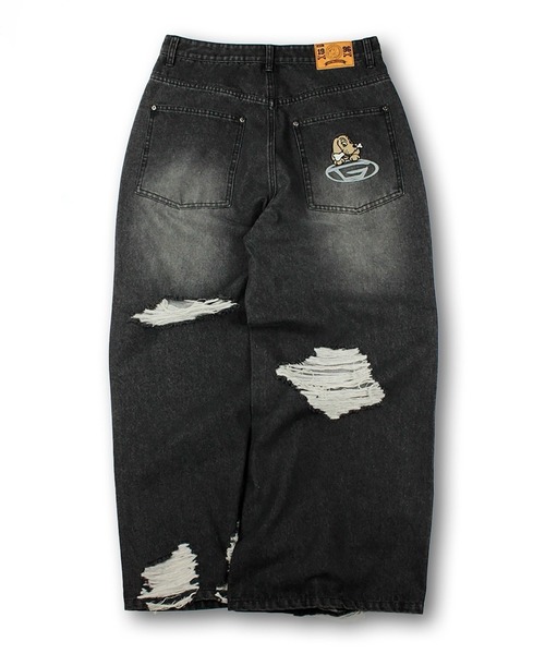 「GALFY」 デニムパンツ L インディゴブルー メンズ_画像2