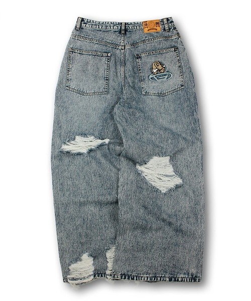 「GALFY」 デニムパンツ L インディゴブルー メンズ_画像3