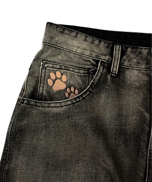 「GALFY」 デニムパンツ L インディゴブルー メンズ_画像4