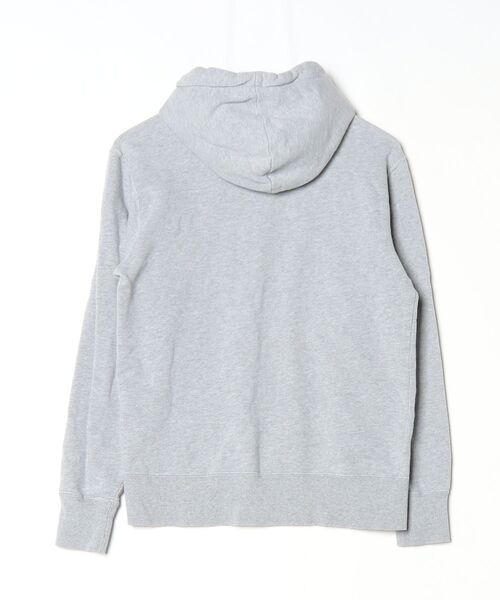 「Champion」 ワンポイントプルオーバーパーカー M グレー レディース_画像2