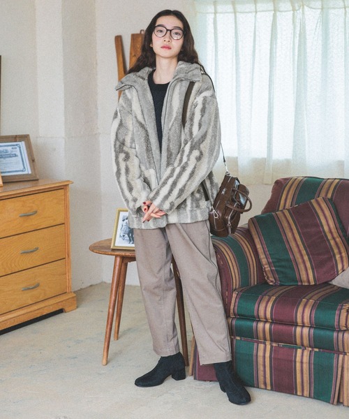 「niko and...」 ブルゾン LARGE ブラウン レディース_画像4