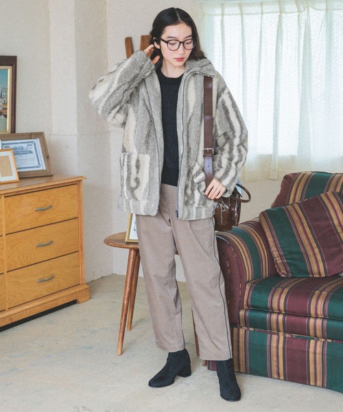 「niko and...」 ブルゾン LARGE ブラウン レディース_画像5