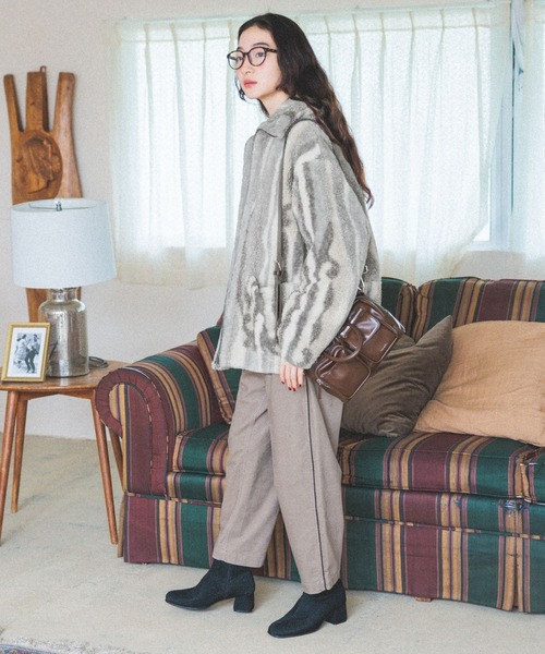 「niko and...」 ブルゾン LARGE ブラウン レディース_画像6