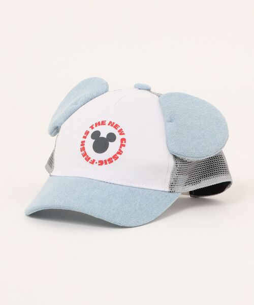 Disney（ディズニー） メッシュキャップ キャップ 帽子 デニム耳付き