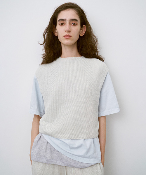 UNFIL（アンフィル） tシャツ 半袖 アンフィル / cotton open-end yarn