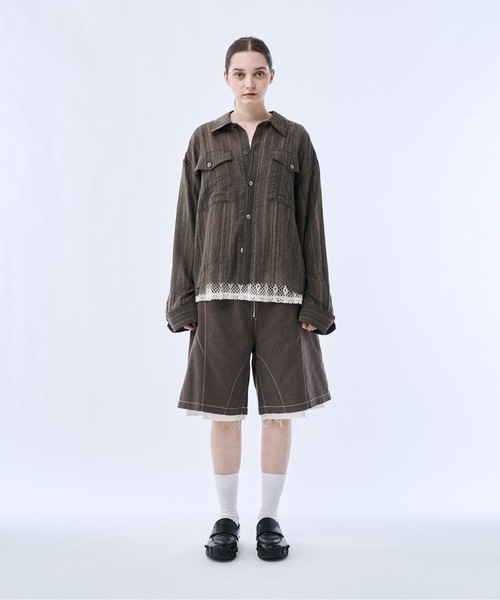 PHILTHEORY パンツ Layered shorts pants / レイヤードショーツパンツ
