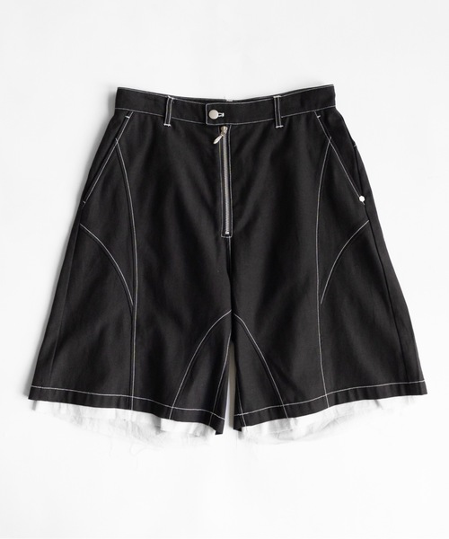 PHILTHEORY パンツ Layered shorts pants / レイヤードショーツパンツ