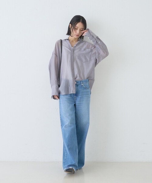 upperhights（アッパーハイツ） ワイドパンツ ジーンズ デニム デニム