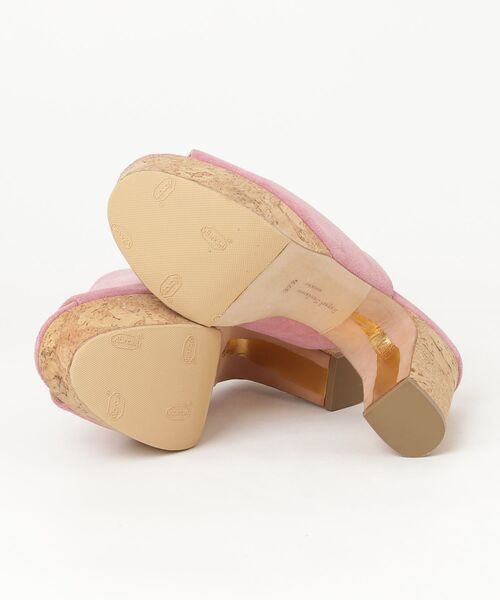 「RUPERT SANDERSON」 ミュール 37.5 ピンク レディース_画像3