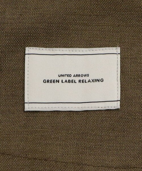 グリーンレーベルリラクシング テーラード リネンライク ダブル ジャケット green label relaxing（グリーンレーベルリラクシング）の「リネン