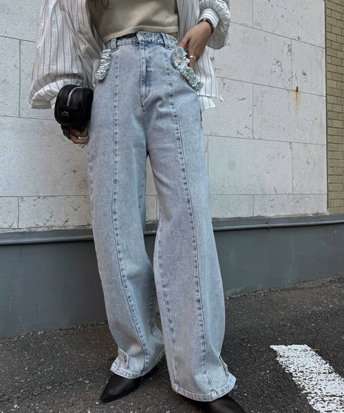 WILLFULLY（ウィルフリー） ジーンズ デニム デニムパンツ hem adjust