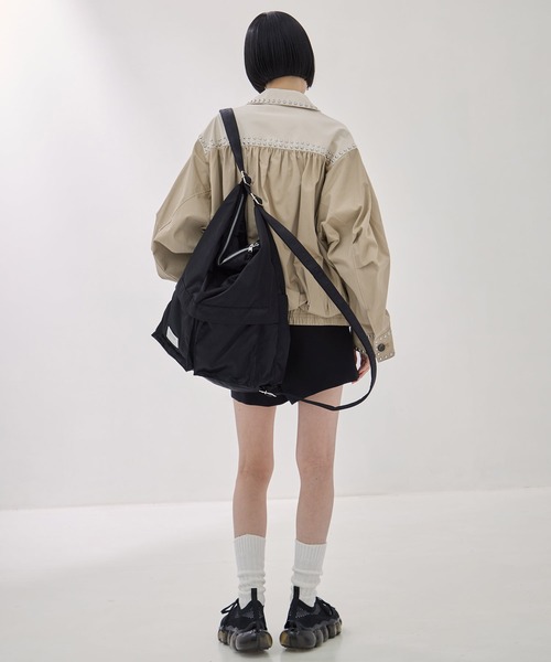 美品✨ビューティフルピープル STUDIOUS別注　ギャザーショルダーバッグ　黒 beautiful people（ビューティフルピープル） ショルダーバッグ バッグ