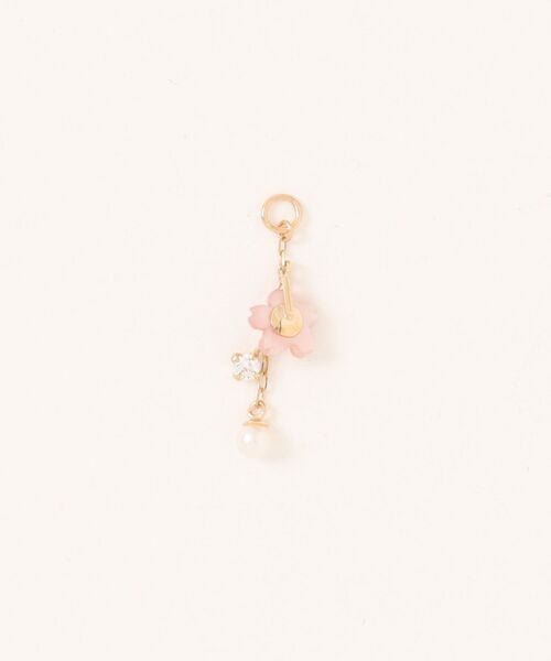BLOOM（ブルーム） チャーム K10 イエローゴールド ピンクシェル