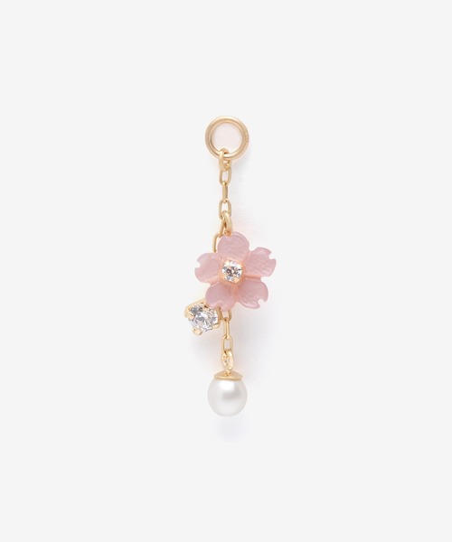 BLOOM（ブルーム） チャーム K10 イエローゴールド ピンクシェル